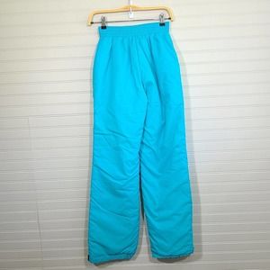 Vintage Gerry Women's Ski Snow Pants High Waisted Small USA Made Turquoise 80's